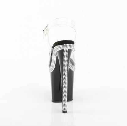 【PLEASER】FLAMINGO-808MLS シューズ Clr/Blk【取寄】