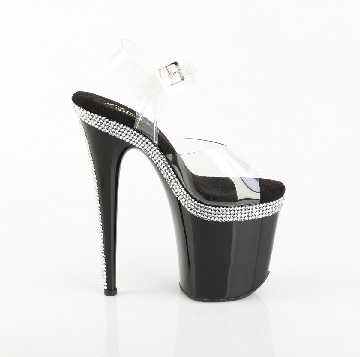 【PLEASER】FLAMINGO-808MLS シューズ Clr/Blk【取寄】
