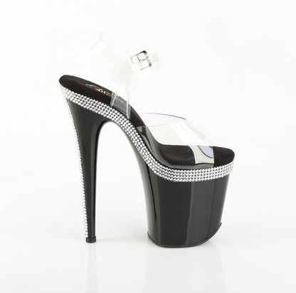 【PLEASER】FLAMINGO-808MLS シューズ Clr/Blk【取寄】