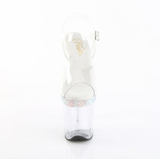 【PLEASER】FLAMINGO-808MLS プラットフォームシューズ Clr/Clr【取寄】