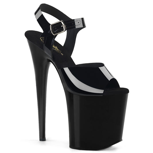 【PLEASER】FLAMINGO-808N プラットフォームシューズ Blk (Jelly-Like) TPU/Blk【取寄】