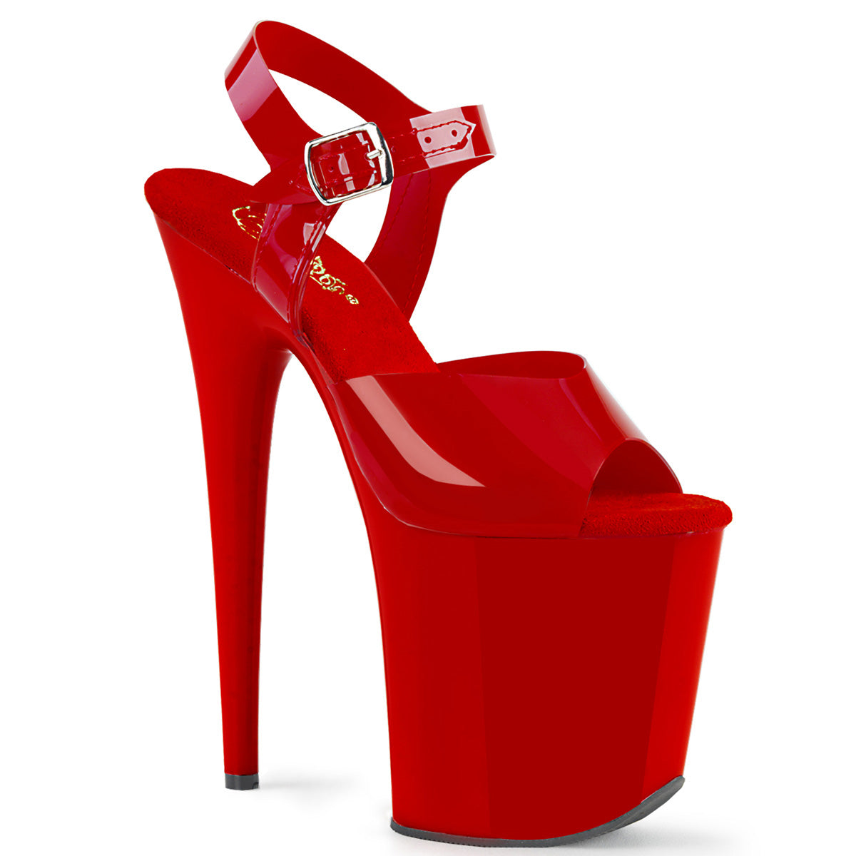 【PLEASER】FLAMINGO-808N シューズ Red (Jelly-Like) TPU/Red【取寄】