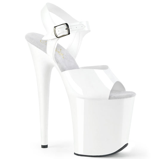 【PLEASER】FLAMINGO-808N プラットフォームシューズ Wht (Jelly-Like) TPU/Wht【取寄】