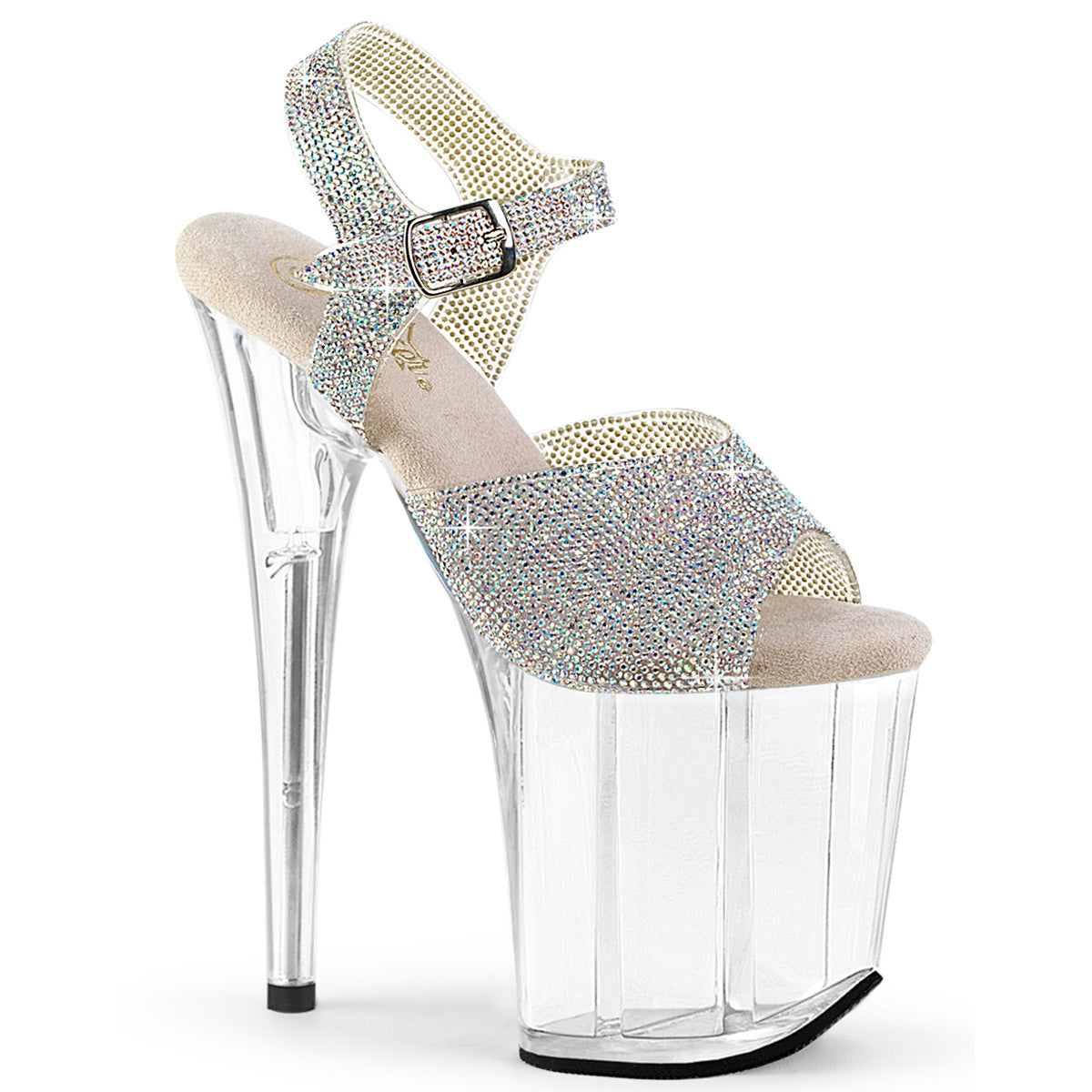 【PLEASER】FLAMINGO-808N-RS シューズ Slv AB RS-TPU/Clr【取寄】