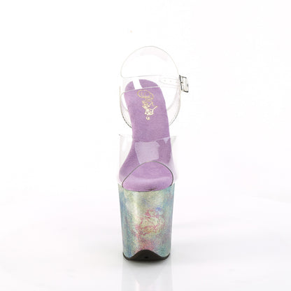 【PLEASER】FLAMINGO-808NEB シューズ Clr/Lavender Multi Metallic【取寄】