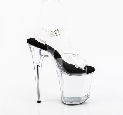 【PLEASER】FLAMINGO-808PREM シューズ Clr TPU-Blk/Clr【取寄】