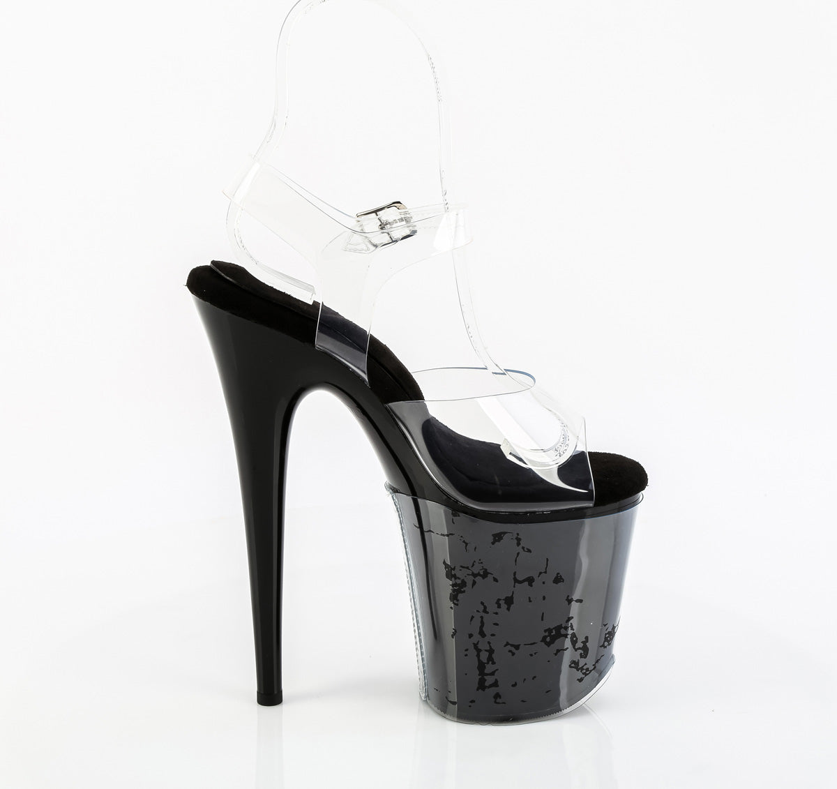 【PLEASER】FLAMINGO-808PREM シューズ Clr TPU/Blk【取寄】