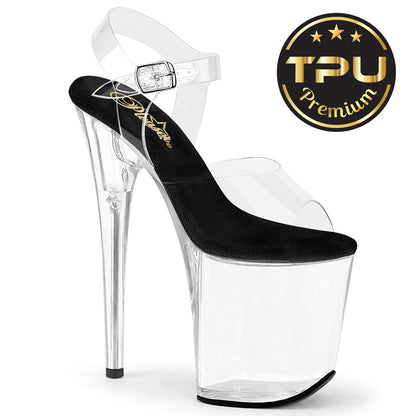 【PLEASER】FLAMINGO-808PREM シューズ Clr TPU-Blk/Clr【取寄】