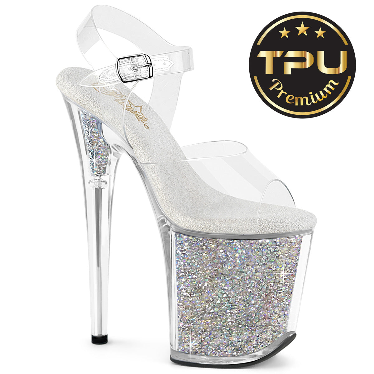 【PLEASER】FLAMINGO-808PREM-RSI シューズ Clr/Clr-Slv AB RS【取寄】