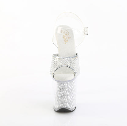 【PLEASER】FLAMINGO-808PREM-RSN シューズ Clr TPU-Slv RS/Slv SRS【取寄】