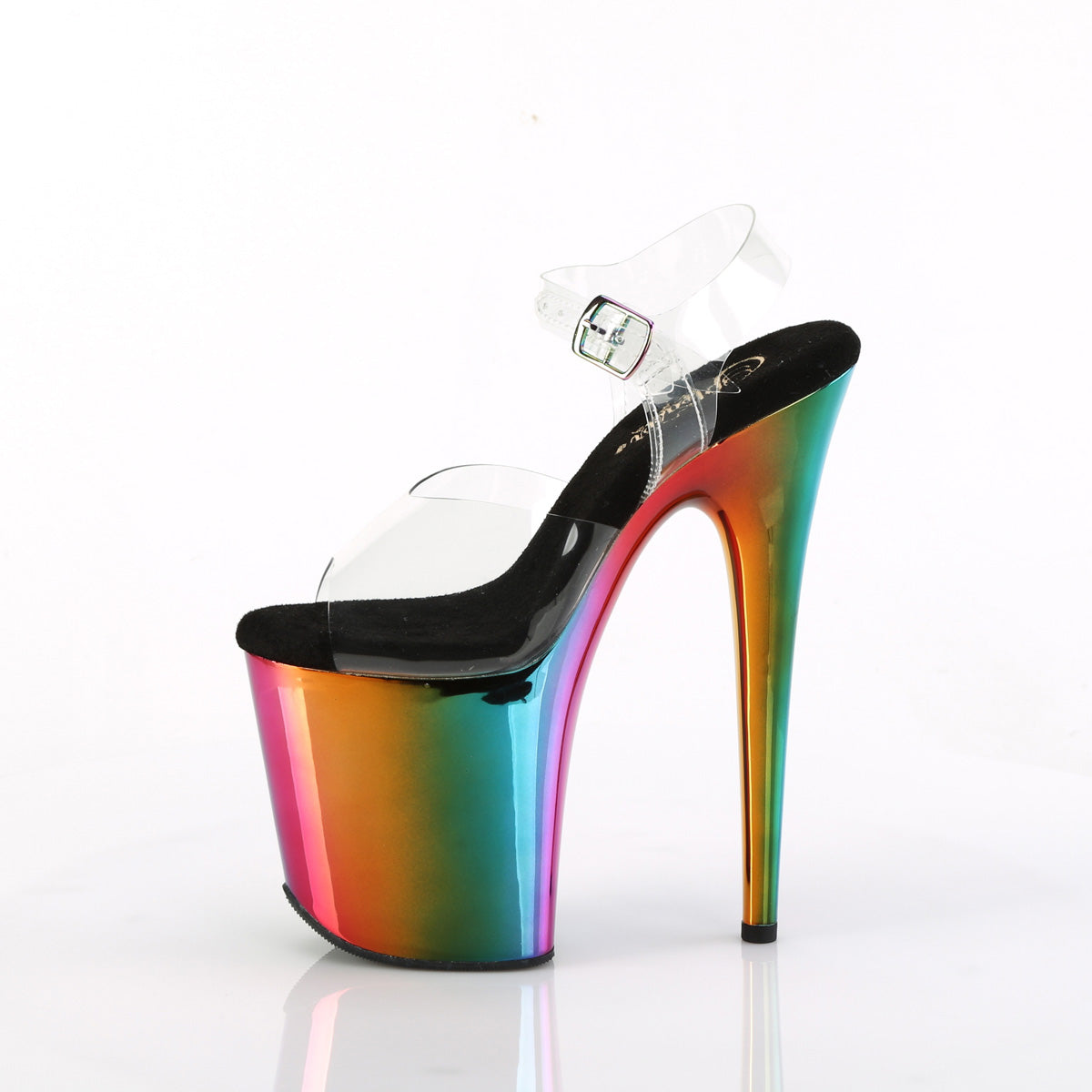 【PLEASER】FLAMINGO-808RC シューズ Clr/Rainbow Chrome【取寄】
