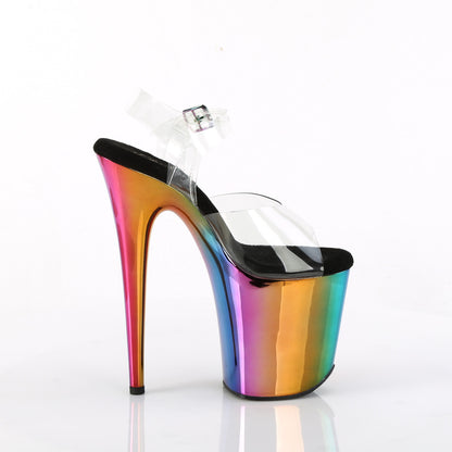 【PLEASER】FLAMINGO-808RC シューズ Clr/Rainbow Chrome【取寄】