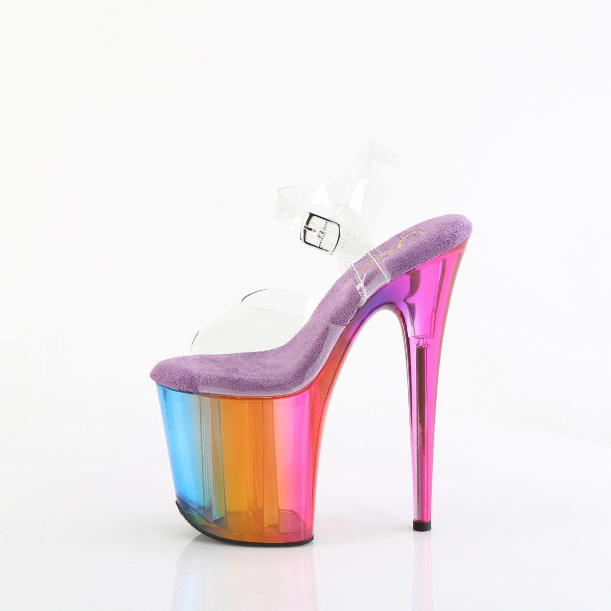 【PLEASER】FLAMINGO-808RMT シューズ Clr/Rainbow Misty Tinted【取寄】
