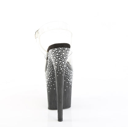 【PLEASER】FLAMINGO-808SPKL-02 シューズ Clr/Blk-Slv RS【取寄】
