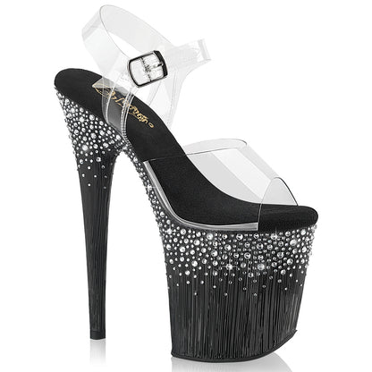 【PLEASER】FLAMINGO-808SPKL-02 シューズ Clr/Blk-Slv RS【取寄】