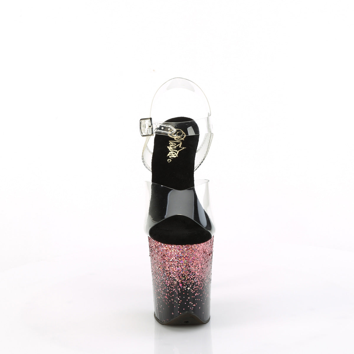 【PLEASER】FLAMINGO-808SS シューズ Clr/Blk-Pink Multi Glitter【取寄】