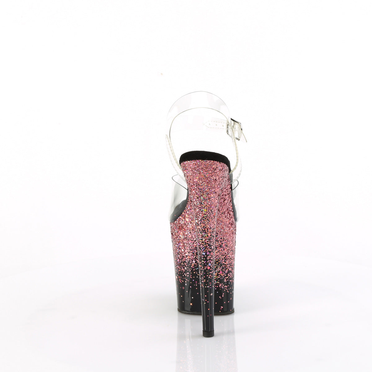 【PLEASER】FLAMINGO-808SS シューズ Clr/Blk-Pink Multi Glitter【取寄】