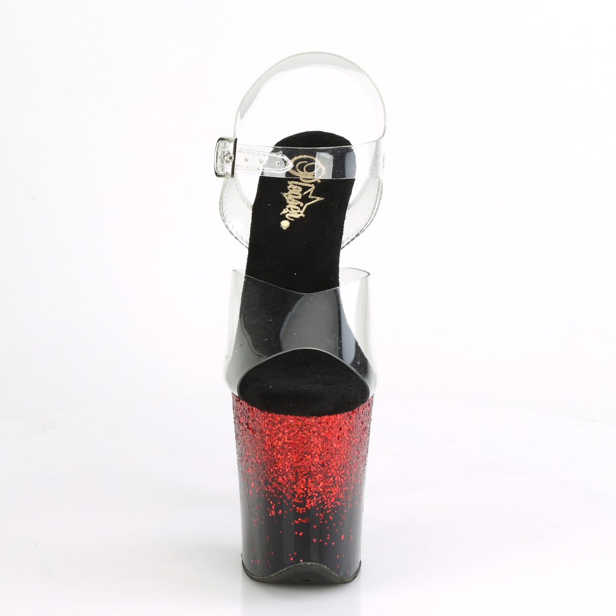 【PLEASER】FLAMINGO-808SS シューズ Clr/Blk-Red Multi Glitter【取寄】