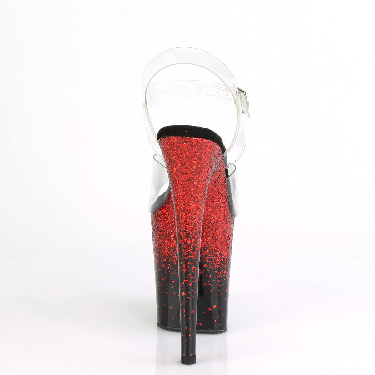 【PLEASER】FLAMINGO-808SS シューズ Clr/Blk-Red Multi Glitter【取寄】