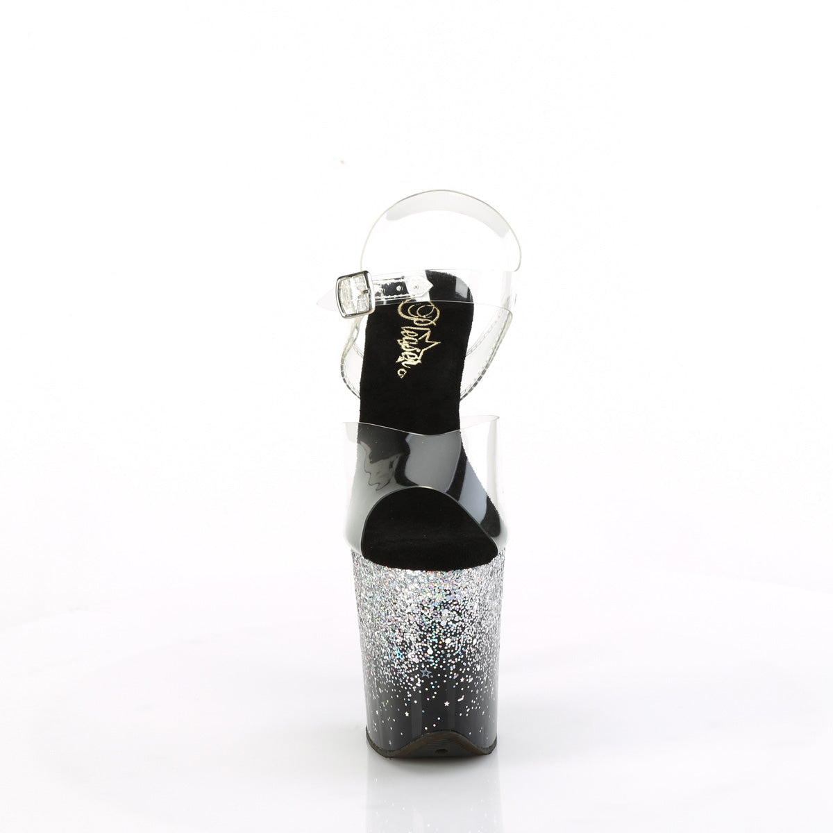 【PLEASER】FLAMINGO-808SS シューズ Clr/Blk-Slv Multi Glitter【取寄】