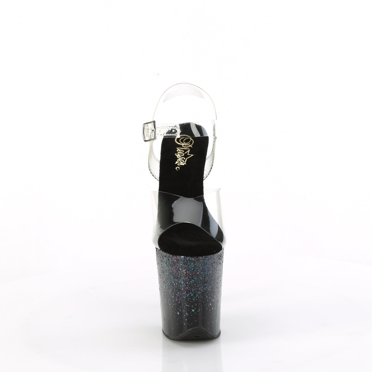 【PLEASER】FLAMINGO-808SS シューズ Clr/Blk Multi Glitter【取寄】