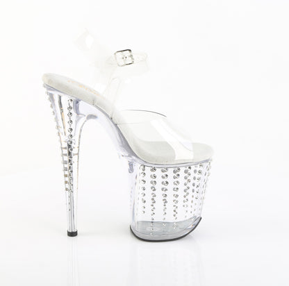 【PLEASER】FLAMINGO-808TDRS シューズ Clr/Clr-Slv RS【取寄】