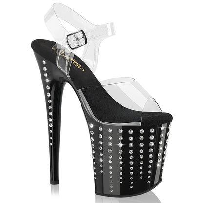 【PLEASER】FLAMINGO-808TDRS シューズ Clr/Blk-Slv RS【取寄】
