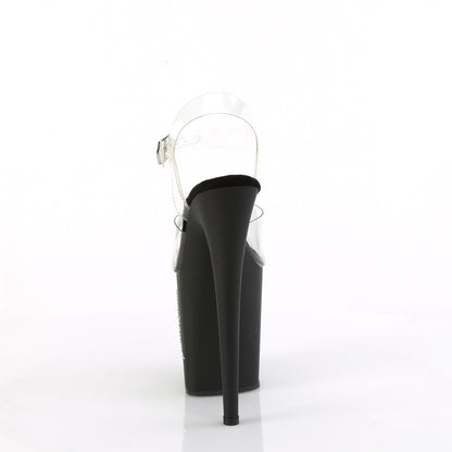 【PLEASER】FLAMINGO-808TGRS シューズ Clr/Blk-AB Slv【取寄】
