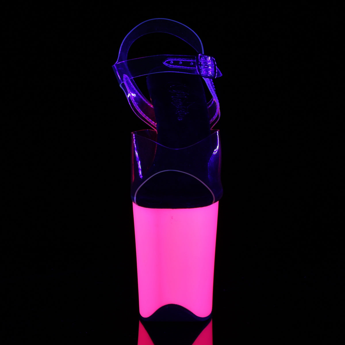 【PLEASER】FLAMINGO-808UV シューズ Clr/Neon Pink【取寄】