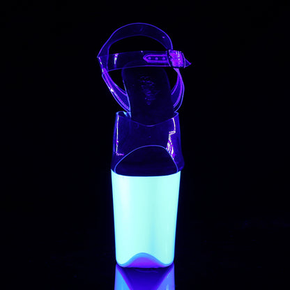 【PLEASER】FLAMINGO-808UV シューズ Clr/Neon Wht【取寄】