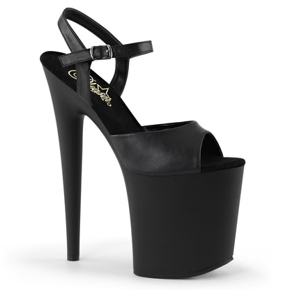 【PLEASER】FLAMINGO-809 シューズ Blk Faux Leather/Blk Matte【取寄】
