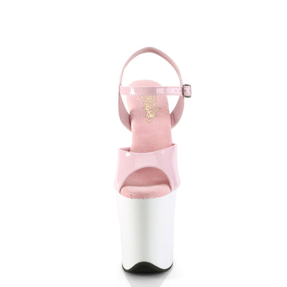 【PLEASER】FLAMINGO-809 シューズ B. Pink Pat/Wht【取寄】