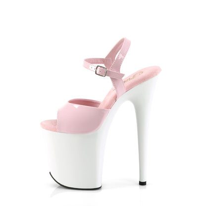 【PLEASER】FLAMINGO-809 シューズ B. Pink Pat/Wht【取寄】