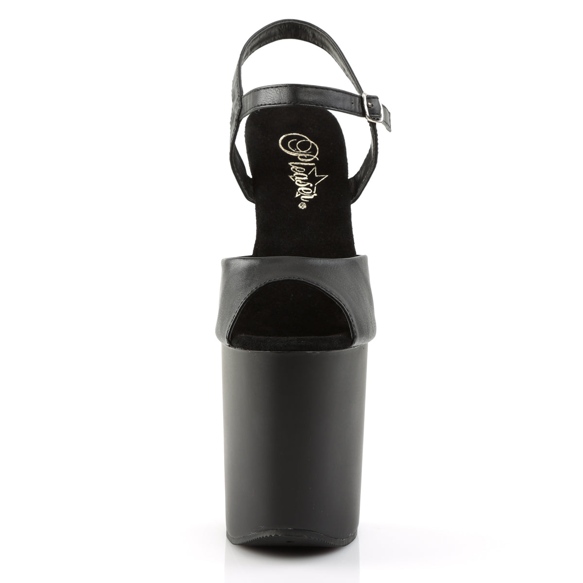 【PLEASER】FLAMINGO-809 シューズ Blk Faux Leather/Blk Matte【取寄】
