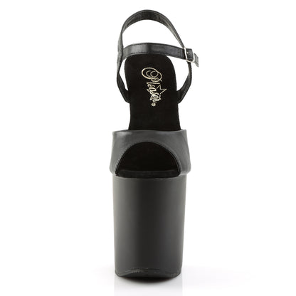 【PLEASER】FLAMINGO-809 シューズ Blk Faux Leather/Blk Matte【取寄】