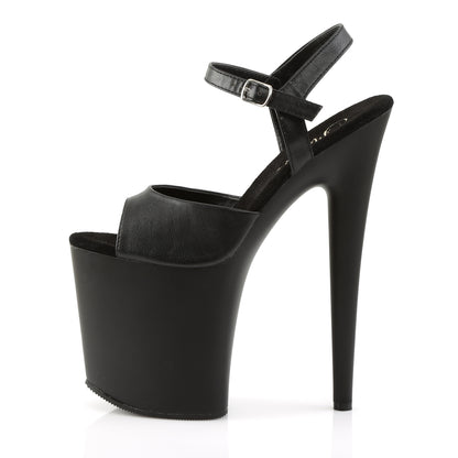【PLEASER】FLAMINGO-809 シューズ Blk Faux Leather/Blk Matte【取寄】