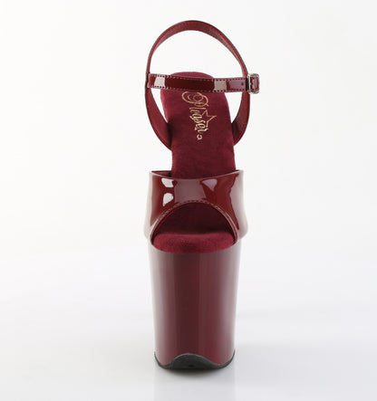 【PLEASER】FLAMINGO-809 シューズ Burgundy Pat/Burgundy【取寄】