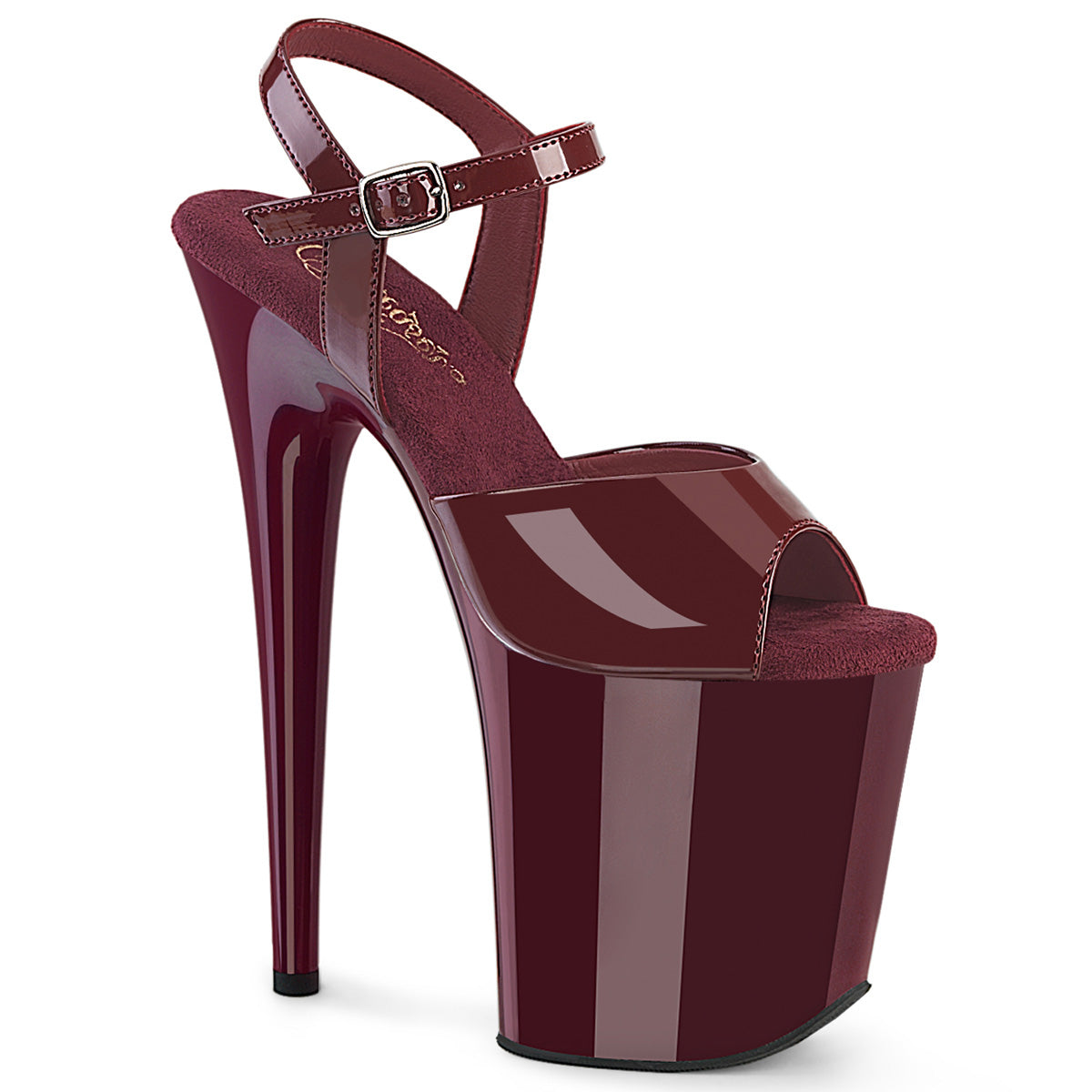 【PLEASER】FLAMINGO-809 シューズ Burgundy Pat/Burgundy【取寄】