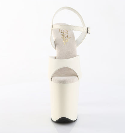 【PLEASER】FLAMINGO-809 シューズ Off-Wht Faux Leather/Off-Wht Matte【取寄】