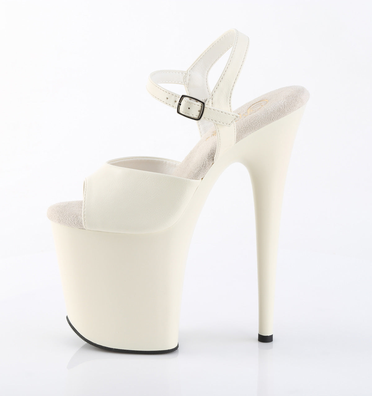 【PLEASER】FLAMINGO-809 シューズ Off-Wht Faux Leather/Off-Wht Matte【取寄】
