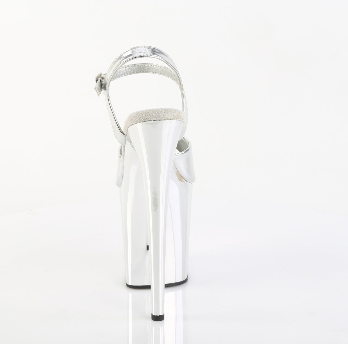 【PLEASER】FLAMINGO-809 シューズ Slv Metallic Pu/Slv Chrome【取寄】