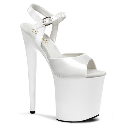 【PLEASER】FLAMINGO-809 シューズ Wht Pat/Wht【取寄】