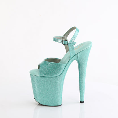 【PLEASER】FLAMINGO-809GP シューズ Aqua Glitter Pat/M【取寄】
