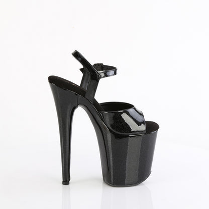 【PLEASER】FLAMINGO-809GP シューズ Blk Glitter Pat/M【取寄】