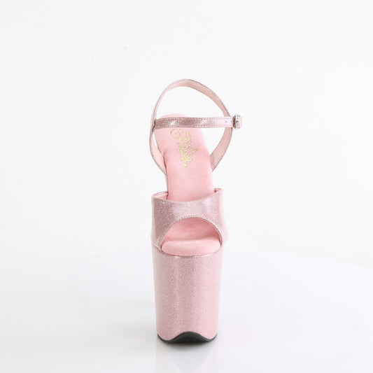 【PLEASER】FLAMINGO-809GP プラットフォームシューズ B. Pink Glitter Pat/M【取寄】