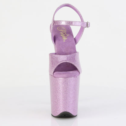 【PLEASER】FLAMINGO-809GP シューズ Lilac Glitter Pat/M【取寄】