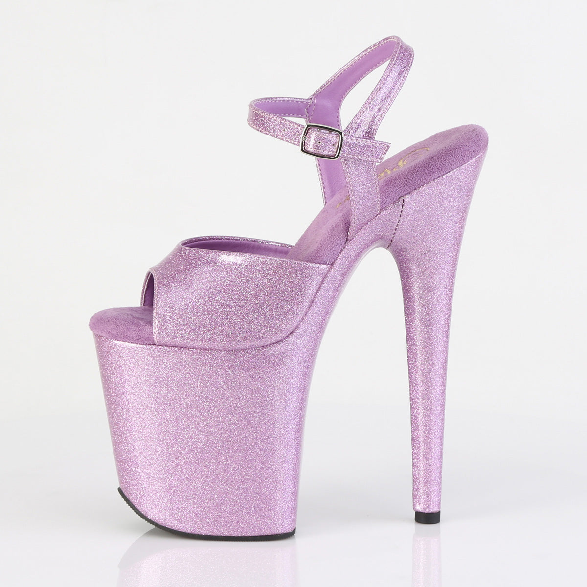 【PLEASER】FLAMINGO-809GP シューズ Lilac Glitter Pat/M【取寄】