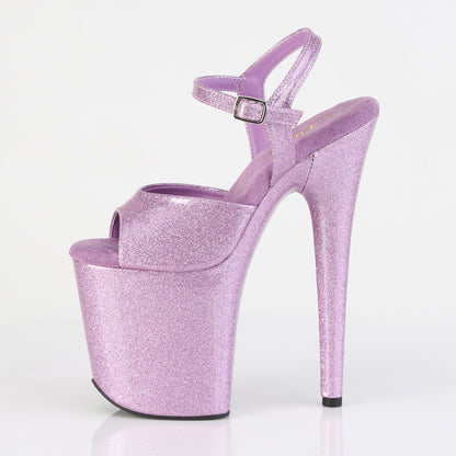 【PLEASER】FLAMINGO-809GP シューズ Lilac Glitter Pat/M【取寄】
