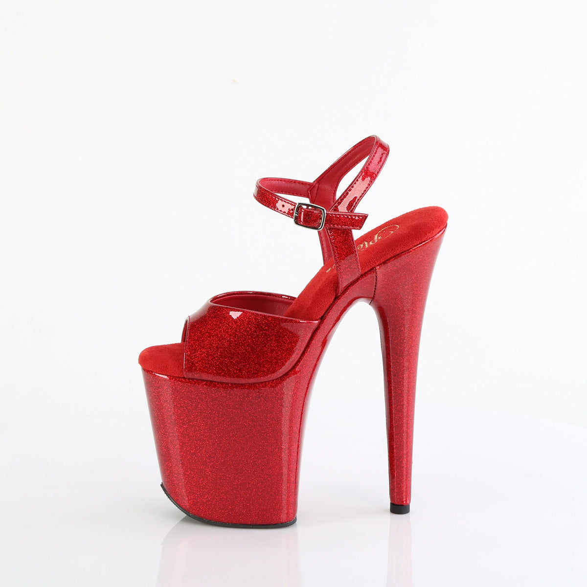 【PLEASER】FLAMINGO-809GP シューズ Ruby Red Glitter Pat/M【取寄】