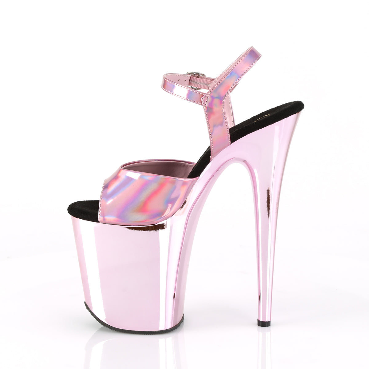 【PLEASER】FLAMINGO-809HG シューズ B. Pink Hologram/B. Pink Chrome【取寄】